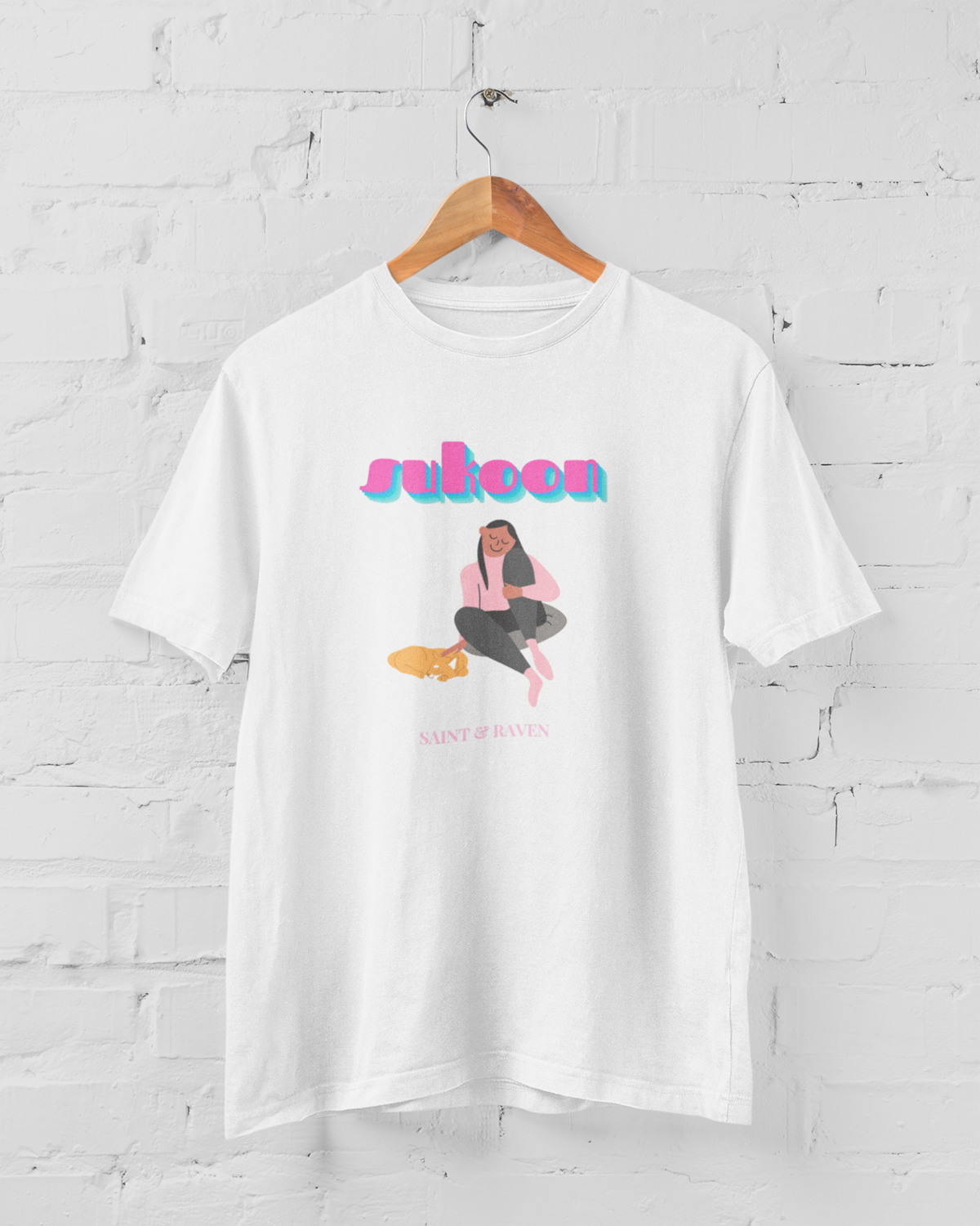 Girl and Cat Sukoon T-Shirt