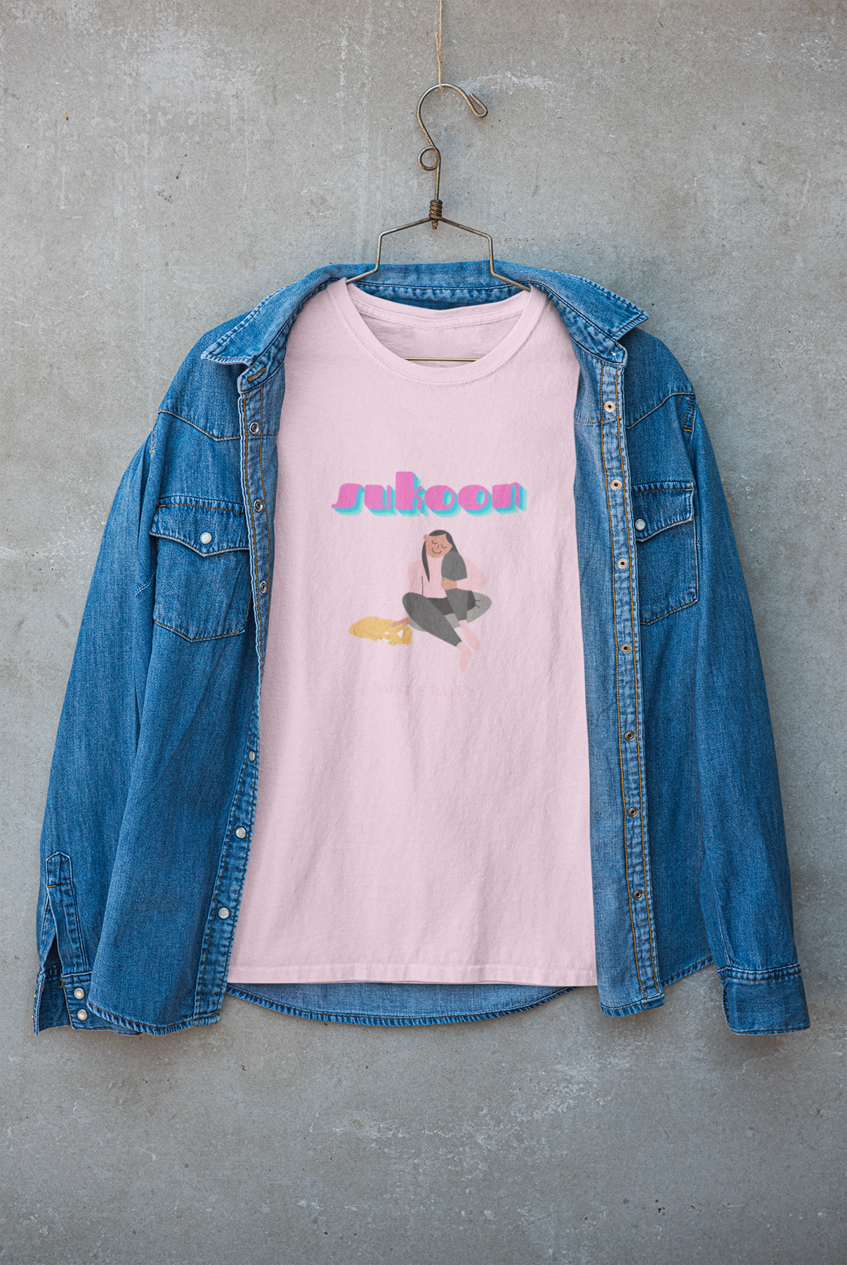 Girl and Cat Sukoon T-Shirt