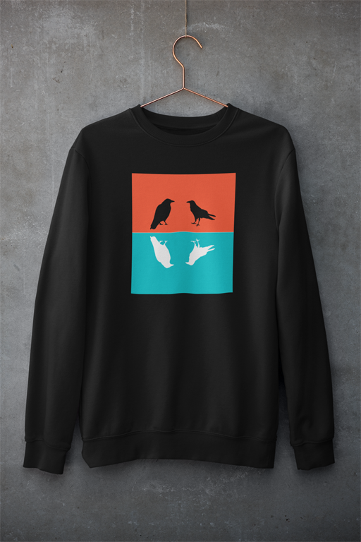 Crows on the Wall Sweatshirt