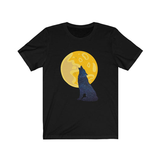 Wild Wolf Howling at the Full Moon T-Shirt