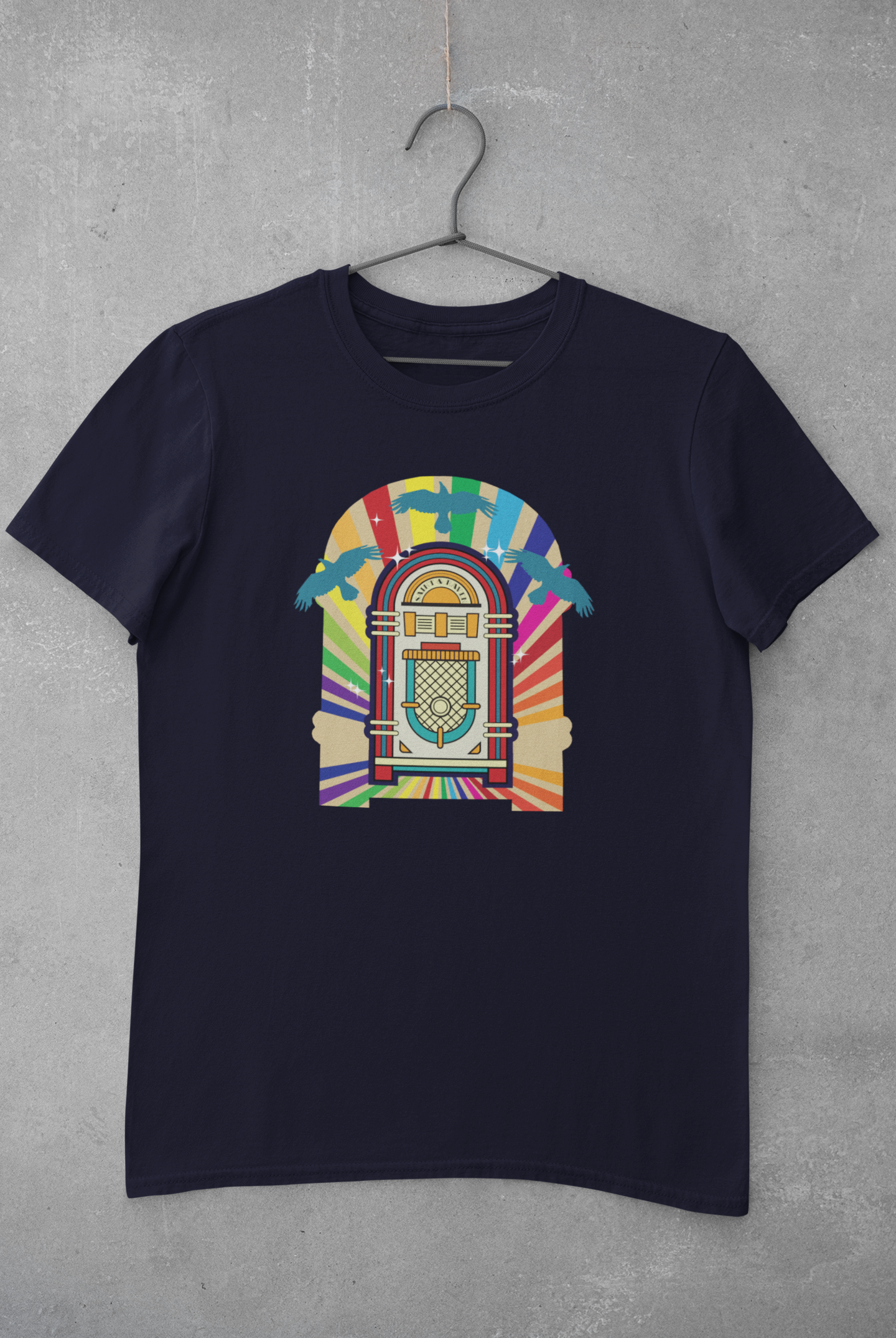 Jukebox and Raven t-shirt