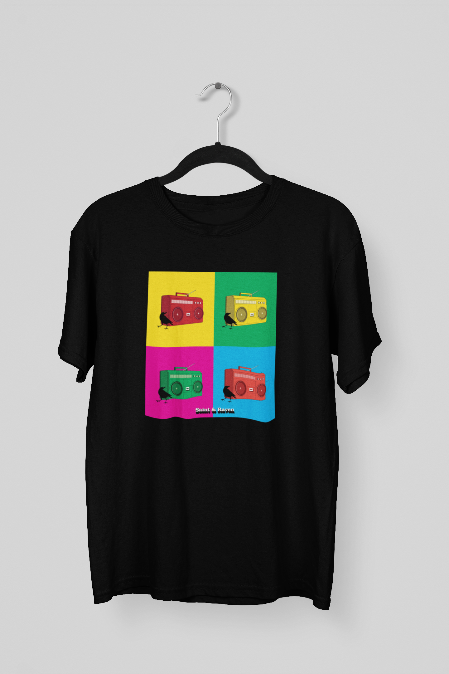 Raven and Boombox T-Shirt