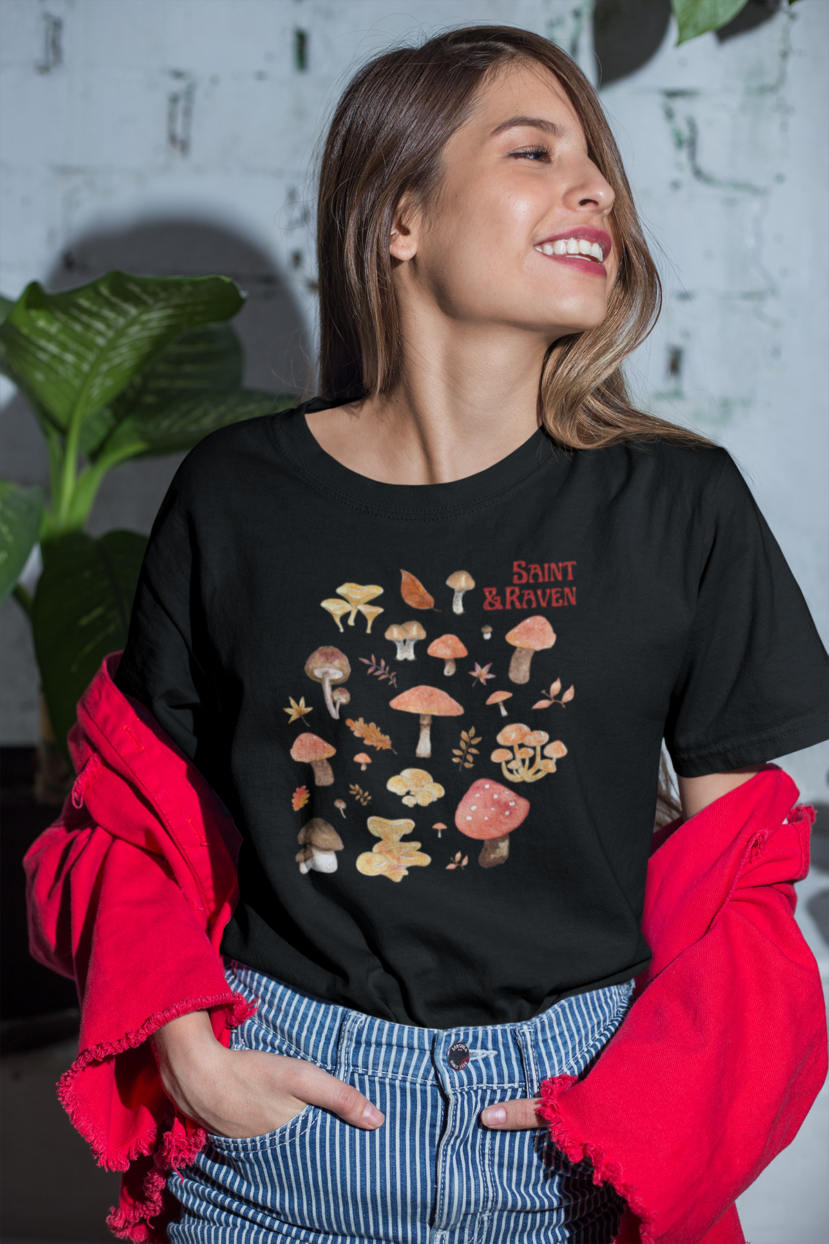 Mushroom Dreams in Autumn T-Shirt