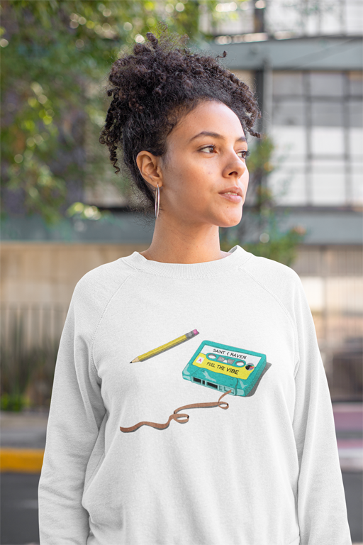 Cassette and Pencil Sweatshirt