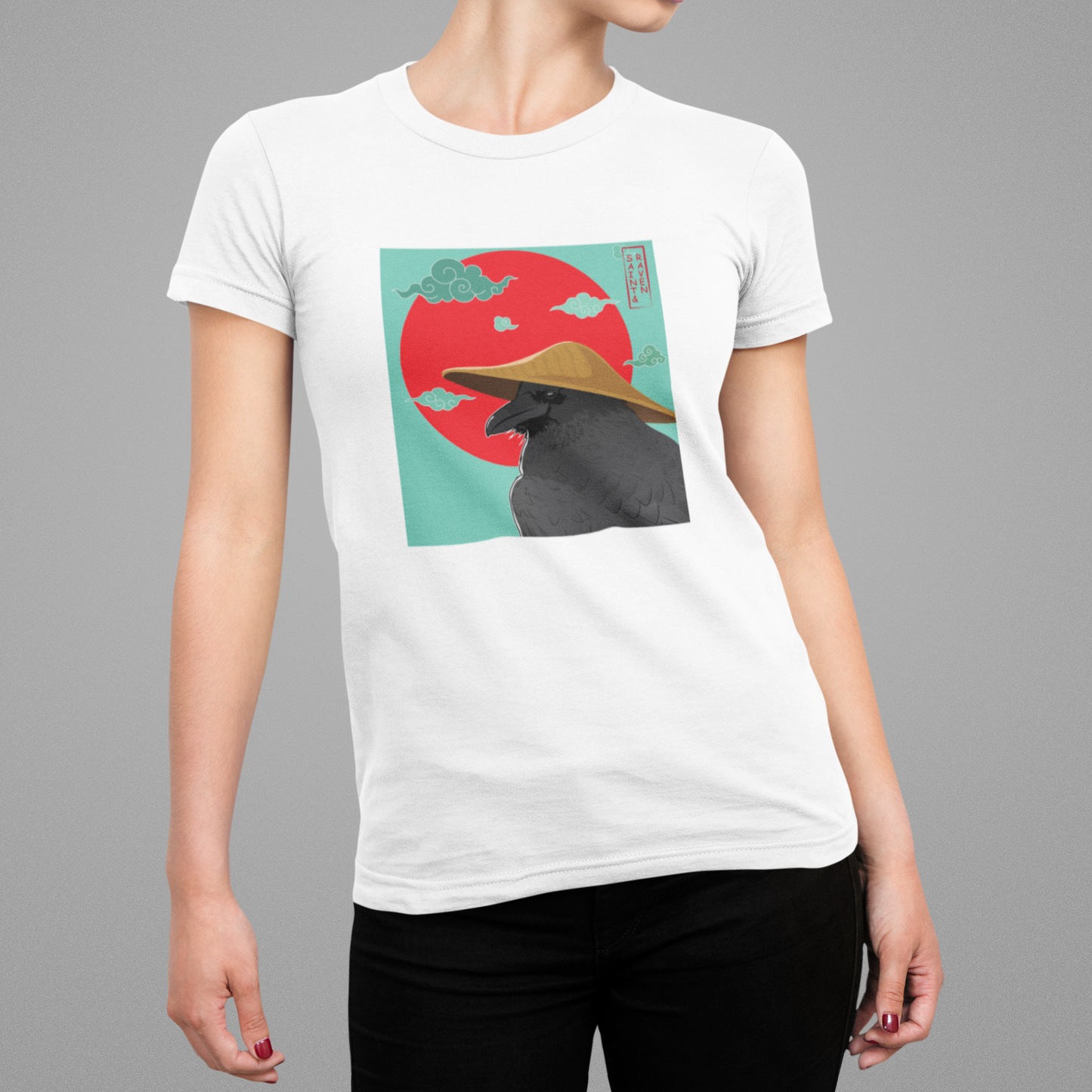 Japanese Farmer and Raven t-shirt