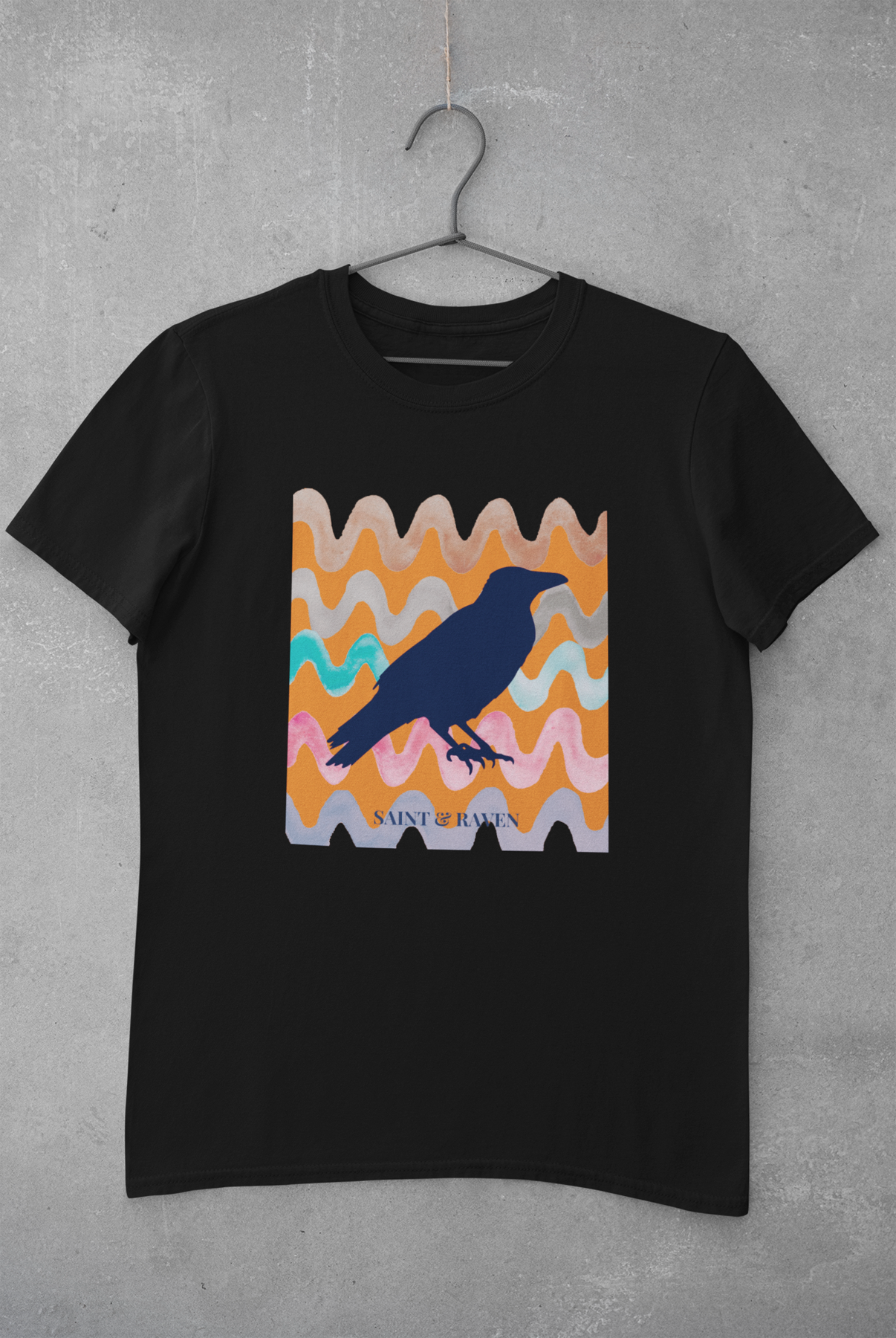 Raven and Waves T-Shirt