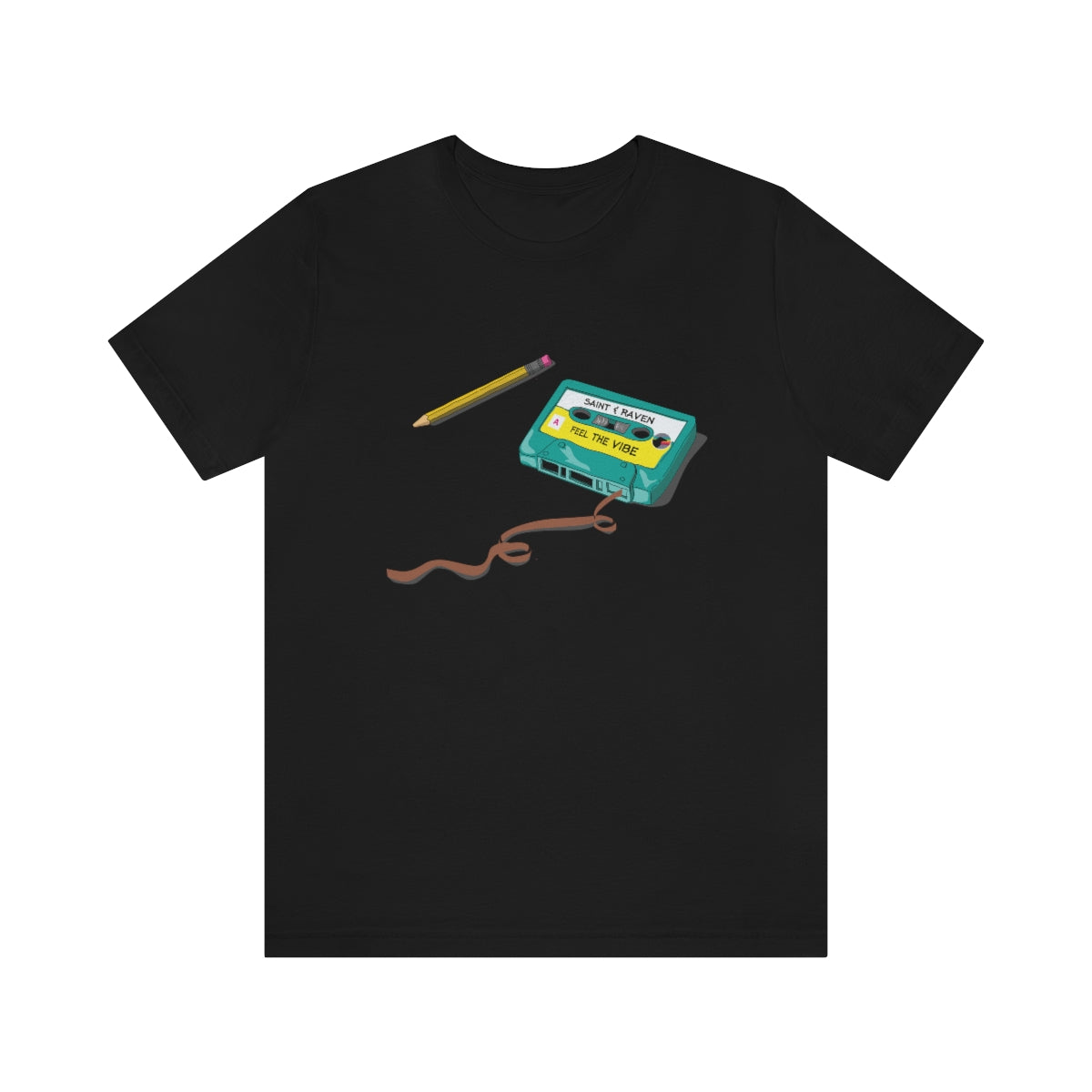 Cassette and Pencil T-Shirt