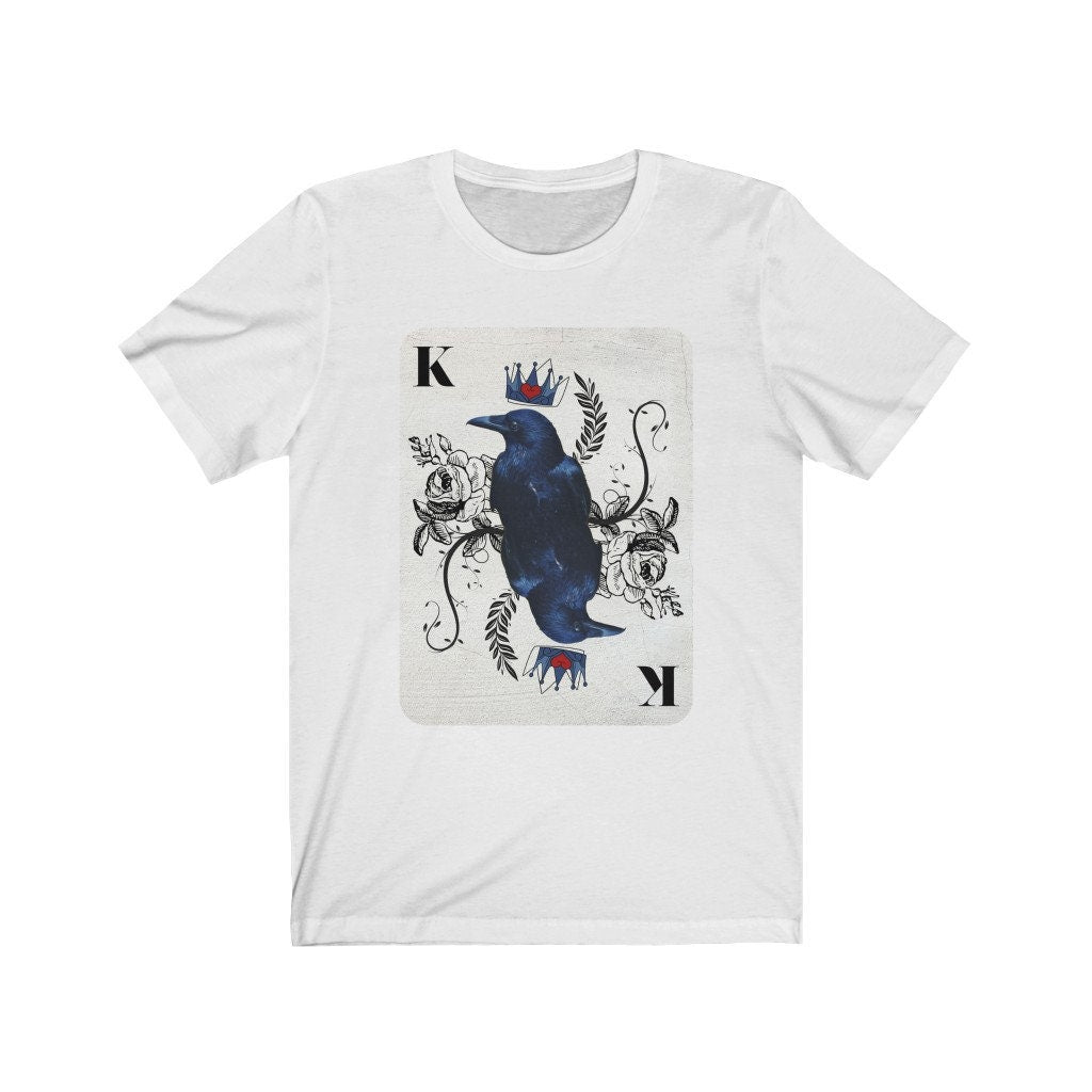 King of Ravens Playing Cards T-Shirt